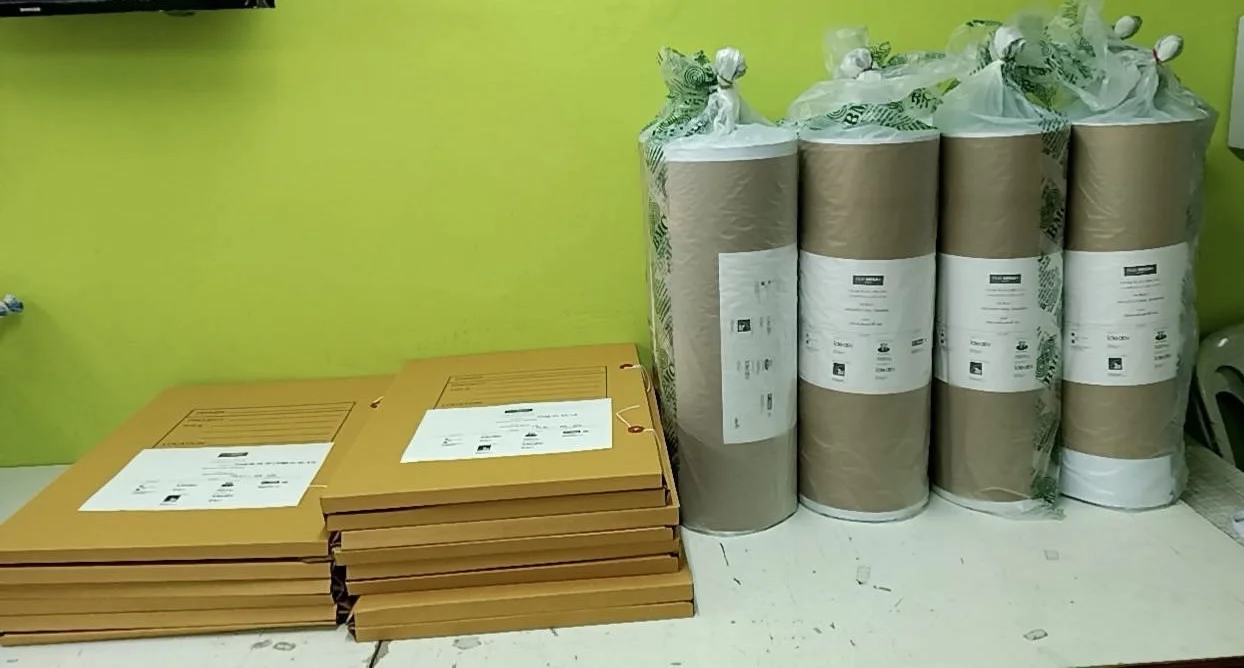ตัวอย่างการจัดส่งเอกสารไปยังสำนักงาน ไซต์งาน และโรงงาน